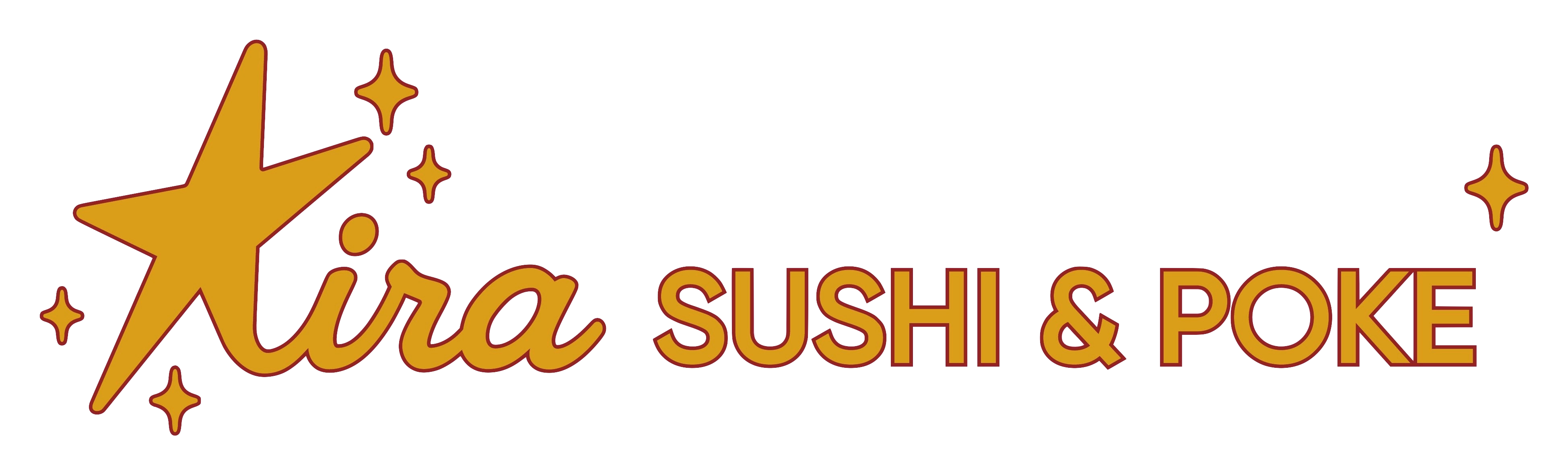 Kira Sushi and Poke Logo